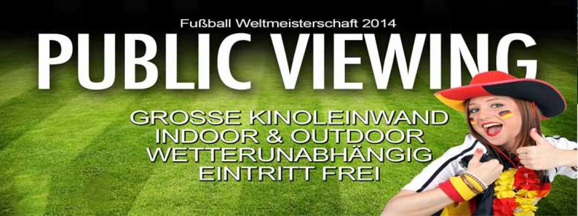 Public Viewing - Deutschland - Algerien im alten Wasserwerk - Kornwestheim