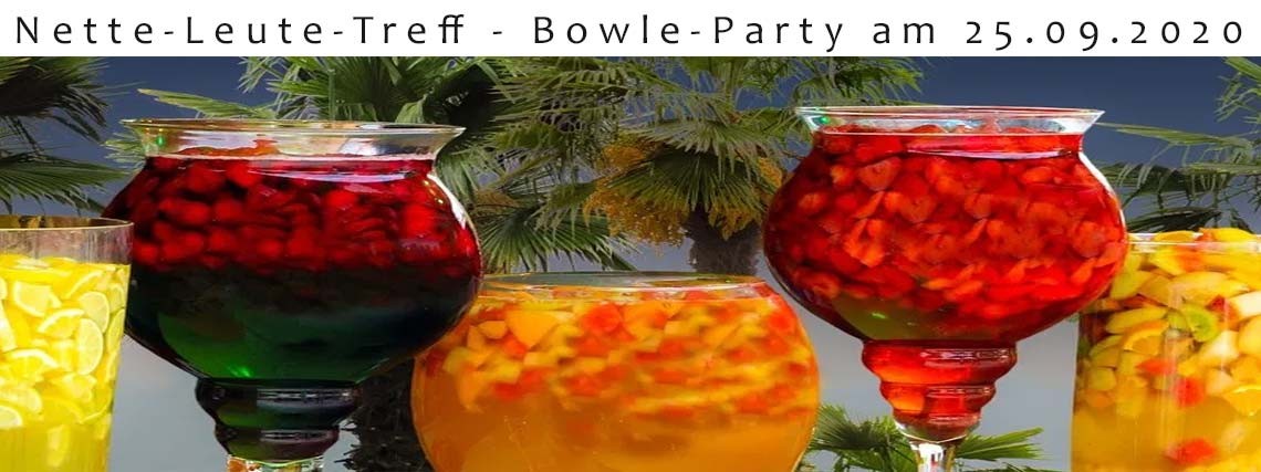 Bowle-Party am 25.09.2020
